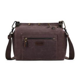 Della Q Makers 3-in-1 Rucksack Canvas 32x15x28cm Cocoa -1pc