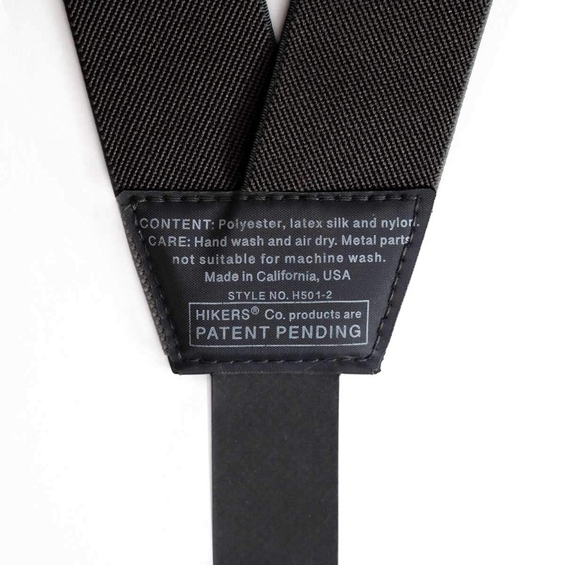 HIKERS - Original Hidden Suspenders for Men Under Clothes -