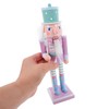 Christmas Nutcracker: Purple Christmas Nutcracker Figure, 25cm Nutcracker Christmas Decorations,