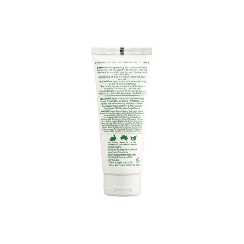 DermaVeen Hydrating Facial Moisturiser 75mL