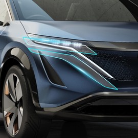 FDAIUN Protection Film Fits Nissan Aria FE0 Type 2022-2024 Headlight Film TPU Protective Film Pre-Cut Film Scratch Guard Anti-Scratch Self-Healing Function Car Wrapping Film Accessories Transparent (4