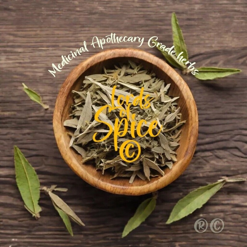 100% Pure Lemon Verbena Leaf Dried Herb c/s -Aloysia citriodora