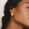KissYan Chunky Gold Hoop Earrings for Women, 14K Gold Plated