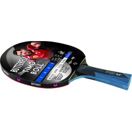 Butterfly® Timo Boll Black Table Tennis Bat | Table Tennis Racket Bat TT Professional Competition Bat for Technically Advanced Players | ITTF Certified Wakaba Coating | Anatomical Grip Shape
