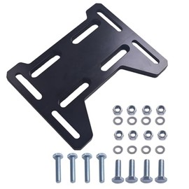 Aluminum adjustable mounting plate for Mini Bike,for Coleman 100, Doodlebug DB30 for Small 4 Stroke Engines Predator 212, Tecumseh,Honda,fit for Doodle Bug, Baja, Motovox. Tilloson 212