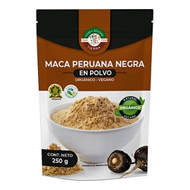 SABIA MADRE TIERRA - Maca Negra Peruana 250g - ORGANICA CERTIFICADA- 100 PURA - - Producto Original de Alta Calidad, Entrega Rápida y Segura, Garantía