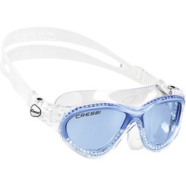 Cressi Cobra Kids Swim Goggles (Clear/Blue)