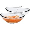 Yesland 6 Pack Glass Dip Bowls, 2 oz Clear Mini