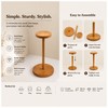 Wood Hat Display Stand for Storage – Rustic Multi-Use Holder