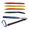 65pcs/box Soft Worm Bait Fishing Lures Kit with Rubber O