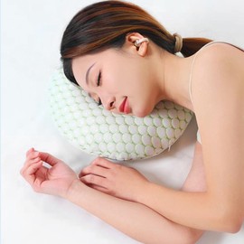 Earring Pillow - Headrest with Ear Hole | Washable Piercing Pillow for Camping, Sleeping, Bedroom, Yoga, Travel, Workplace, Spa