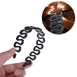 2Pcs Black Women Hair Braiding Tool Roller Hair Twist Styling Accessories simple and Styling Tools Hair Rollers