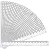 Clear Plastic Ruler Straight Ruler Flexible Ruler, 30Pcs Clear Ruler