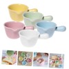 Gatuida 5pcs Ceramic Milk Pitcher Coffee and Sauce Cups with
