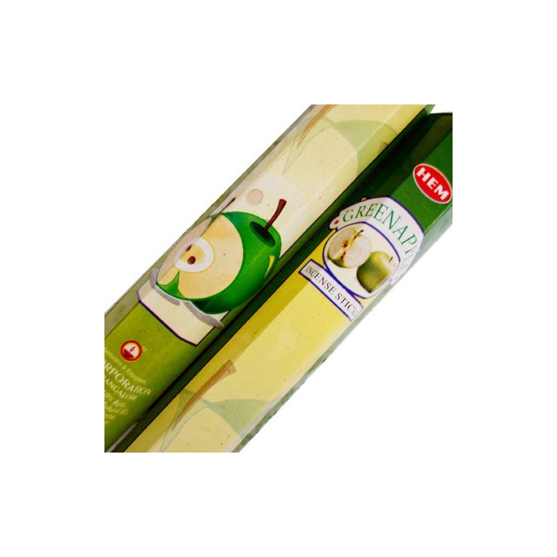 AROMA Stick Incense / Incense / Hexagonal Incense: Green Apple