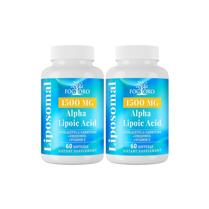 Fogoro Alpha Lipoic Acid 1500 mg - Advanced Liposomal Supplement