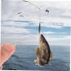 CORHAD Fishing Hook Holder Tool 3pcs Brass Hooks Catfish Tackle
