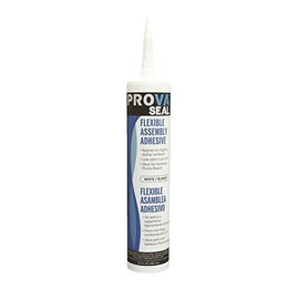 Prova Flexible Seal Siliconized Waterproofing Sealant 280 ml Tube - Sealing and Bonding Compound White Color Adhesive