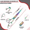 Nixcer Hair Cutting Scissors -Sharp Razor Edge Blade Hair Shears