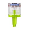 Aolyty Solar Strobe Warning Light 360 Degree Single Column Super