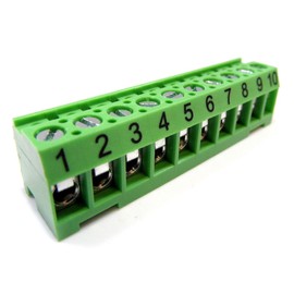Jandy Zodiac 6610 Replacement Terminal Bar 10 Pin Connector - Green RS Aqualink .#GH45843 3468-T34562FD75049
