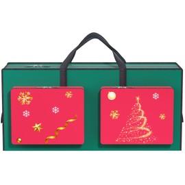 FANPROMS 9FT Christmas Tree Storage Bag 600D Oxford Extra Large Christmas Tree Bags for Christmas Trees Two Large Pockets Tree Storage Box with Reinforced Handles Heavy Duty Storage Bags for Trees