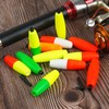 SILANON Peg Floats Fishing Bobbers,Foam Cigar Fishing Floats Bobbers Catfish