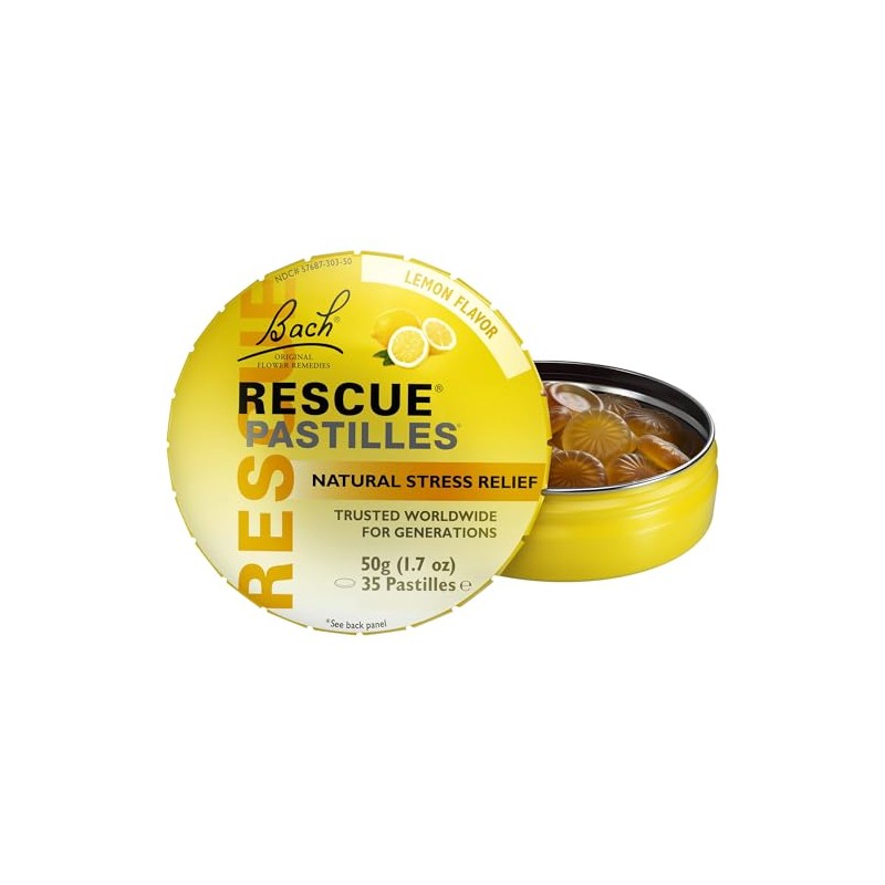 Bach Rescue Natural Stress Relief Pastillas anti estres Sabon Limon