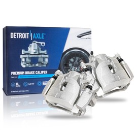 Detroit Axle - Front 2pc Brake Calipers for Pontiac Vibe Scion tC Mirai RAV4 Corolla iM Matrix, 2 Disc Brake Calipers w/Bracket Replacement