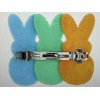 Easter Peeps Bunnies Hair Clip Accessories Set of Two /