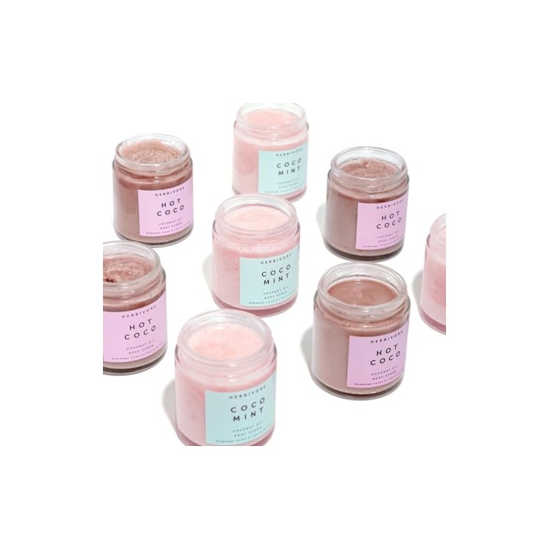 HERBIVORE- Exfoliante corporal con aceite de coco y coco caliente,