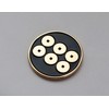 6 Bunsen Pin Badge Designed with Family Crest of Sengoku