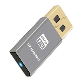 NFHK -Adapter 4K @ 60Hz DP Virtual Display Displayport Active Adapter Blind Plug Headless Ghost Emulator 1080p@120Hz