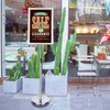 DISPLAYSWORKER Adjustable Poster Sign Stand,Floor-Standing Sign Holder with Heavy Duty