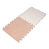 10pcs Plush Foam Floor Mat Washable Interlocking Carpet Tiles Cuttable
