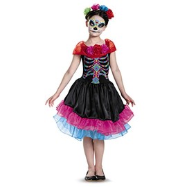 Disguise Day of The Dead Costume, Medium/7-8 by Disguise