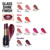 Labial Super Lustrous Glass Shine Lipstick Tono Rum Raisin Color