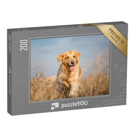puzzleYOU: Golden Retriever Golden Retriever Jigsaw Puzzle 200 Piece Golden Retriever