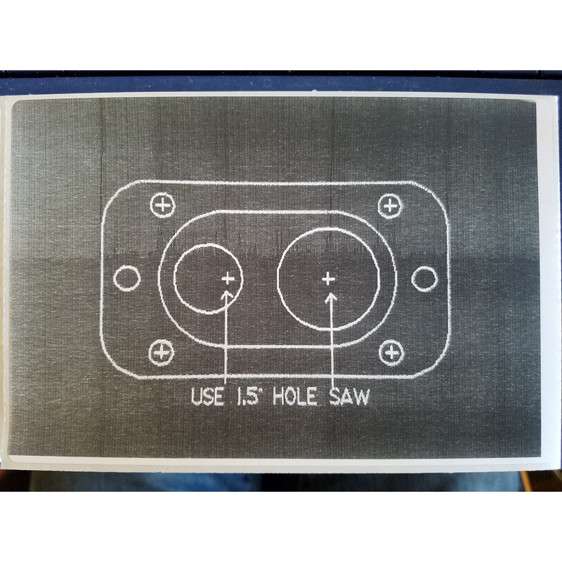 For Holley Terminator X Max Firewall Pass Through- Eliminates gromet
