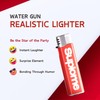 Water Gun Lighter - Realistic Prank Lighter with Powerful Water