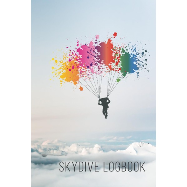 Skydive Log Book: Amazing skydiving record journal, suitable for 200