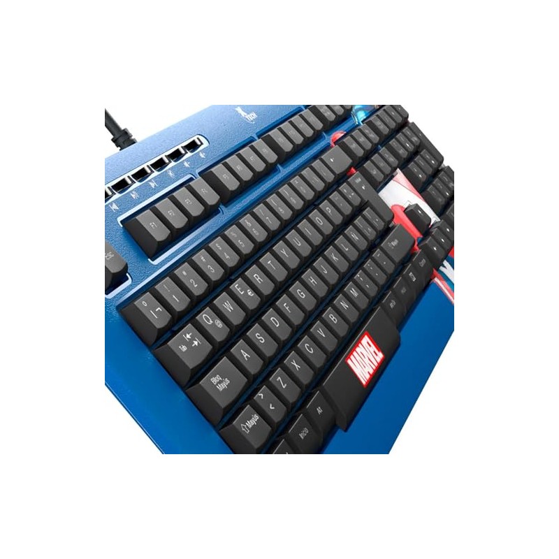 Xtech Teclado EDICION Capitan America USB Español Azul