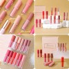 12 Cores De Batom Matte Kit De Gloss Labial Impermeável