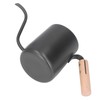 Black Stainless Steel Long Spout Drip Kettle Gooseneck Pour Over
