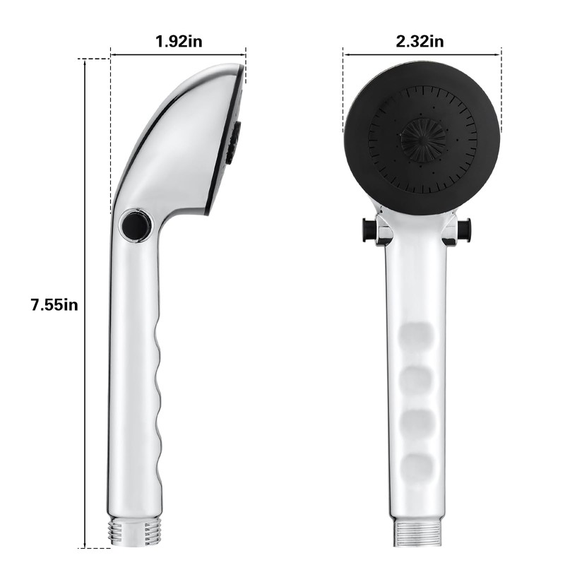 Rv Shower Faucet with Handheld Showerhead & Hose, 4 inch