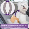 Saintrygo 2 Pcs Dog Suspenders for Diapers Female Male Belly