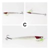 5 Pcs Jigs Luminosos 60g Señuelos Pescar Grante Lance Largo