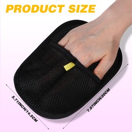 HNYYZL Reusable Pet Hair Removal Gloves, Electrostatic Pet Hair Remover,Dog and Cat Fur Electrostatic Gloves for Couch, Clothes, Carpet, Bed Sheet