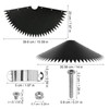 Squirrel Baffle for Bird Feeder, Wrap Around Squirrel Baffle Proof