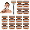 No Fu-sion5 original: 24 pieces fu-sion 5 blades replacement blades